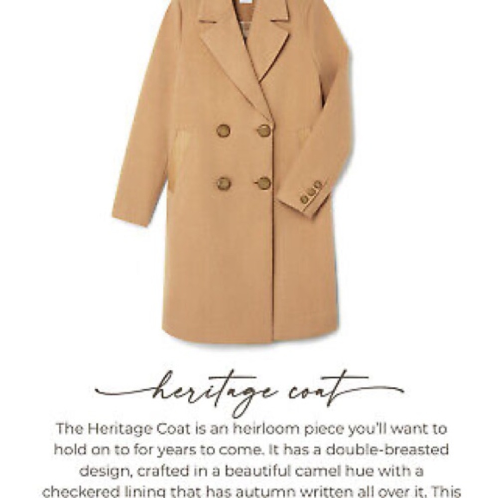 Cabi Heritage Camel Coat